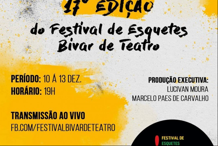 Apresentações vão até o sábado, 12, e a cerimônia de encerramento, com entrega dos prêmios, acontece no domingo, 13; público pode votar nas esquetes preferidas