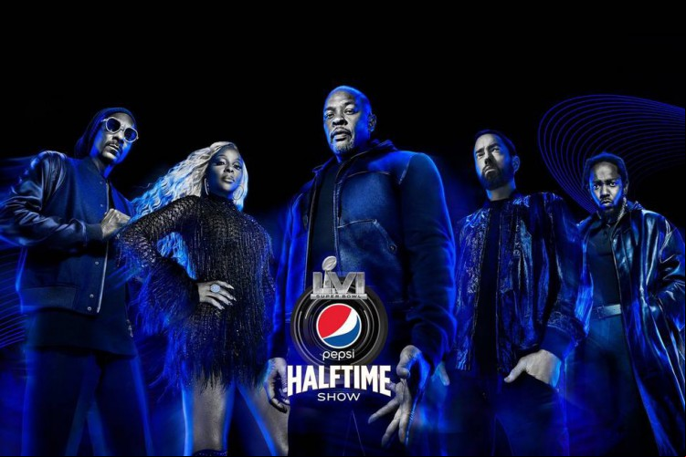 O encontro de nomes do hip hop acontecerá no show do intervalo do Super Bowl, previsto para acontecer em 13 de fevereiro de 2022, na Califórnia