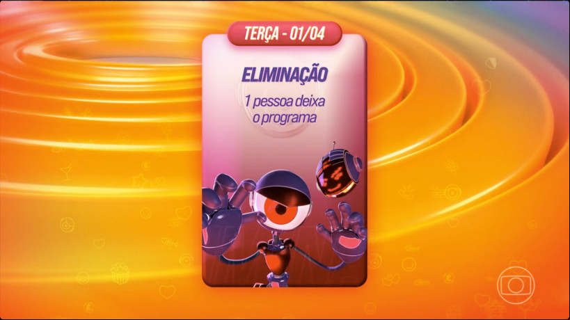 Na décima segunda semana do Big Brother Brasil 2025 (BBB 25), "Modo Turbo" teve eliminação, Prova do Líder e formação de novo Paredão em um só dia; votação vai até a terça-feira, 1º de abril Na décima segunda semana do Big Brother Brasil 2025 (BBB 25), "Modo Turbo" teve eliminação, Prova do Líder e formação de novo Paredão em um só dia; votação vai até a terça-feira, 1º de abril