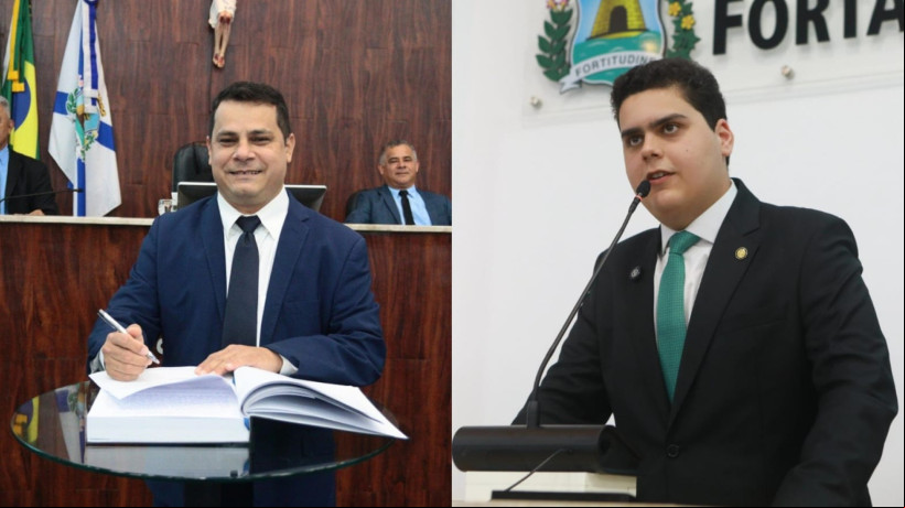 Os suplentes de vereadores Tam Oliveira e René Pessoa, do União Brasil, são base do prefeito Evandro Leitão (PT)