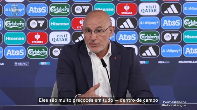 De la Fuente sobre Dean Huijsen: 'Maturidade incomum' 