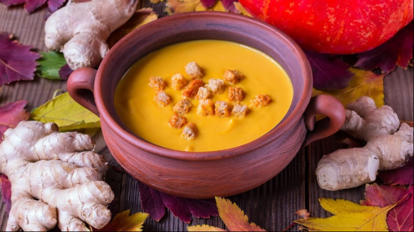 Creme de abóbora com gengibre (Imagem: Tat2821 | Shutterstock)  