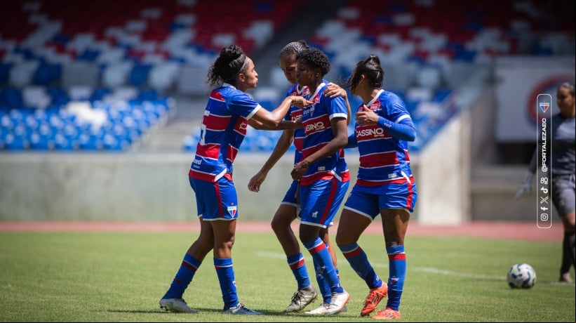 O Fortaleza goleou o Remo pelo Brasileirão Feminino A2.  